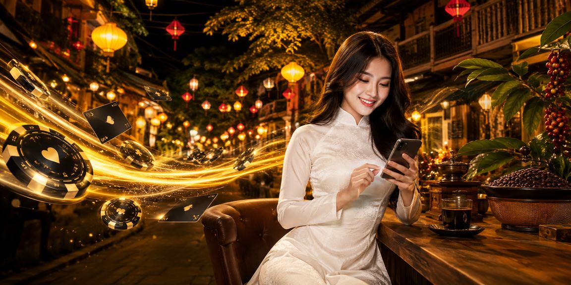 Người dùng Hà Nội trải nghiệm casino trên di động với áo dài truyền thống